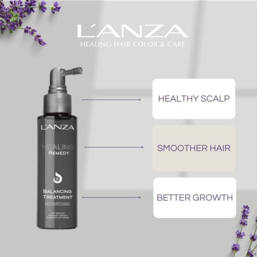 L'ANZA Healing Remedy Scalp Balancing Leave-in Treatment, Restores, Revives, and Nourish Hair & Scalp, Promotes Healthier Hair Growth, Thickness and Density (3.4 Fl Oz) – Image 3