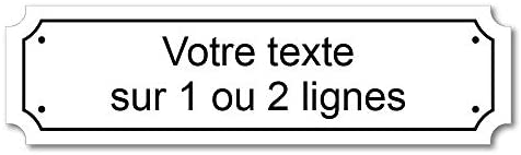 Mygoodprice Plaque gravée personnalisée 1 ou 2 Lignes 14,5x4cm autocollante Bleu Foncé – Image 6