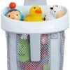 Munchkin Filet de Bain Super Scoop pour Rangement des Jouets, Panier de Bain Amovible, Sac de Jouet pour Bébé, Bac Rangement Suspendu pour Baignoire et Douche, Anneau de Bain avec Ventouse et Poignée