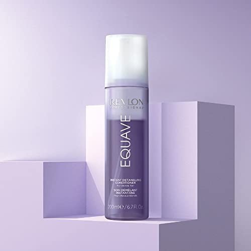 Revlon Professional Equave, Soin Démêlant Instantané sans Rinçage (200 ml), Nourrit & Protège les Cheveux, Spray Cheveux Anti-casse, pour Cheveux Blonds et Colorés – Image 3