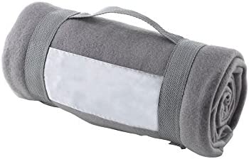 eBuyGB Jeté de lit de Luxe Chaud pour canapé, lit, Festival, Camping, Pique-Nique, Tapis, pub, Bar, extérieur, siège, Gris, Taille Unique