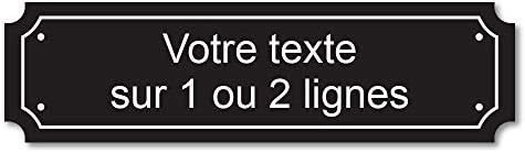 Mygoodprice Plaque gravée personnalisée 1 ou 2 Lignes 14,5x4cm autocollante Bleu Foncé – Image 14