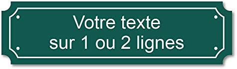 Mygoodprice Plaque gravée personnalisée 1 ou 2 Lignes 14,5x4cm autocollante Bleu Foncé – Image 20