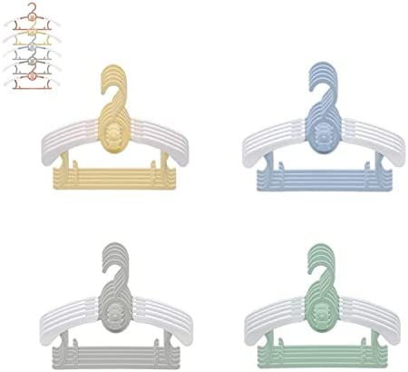 Cintre pour bébé,JSF Cintre Enfant Extensiblescintre antidérapant pour Enfants 28-37cm Peu encombrant avec Crochets empilables Cintres pour bébés et Tout-petitsLot de 20