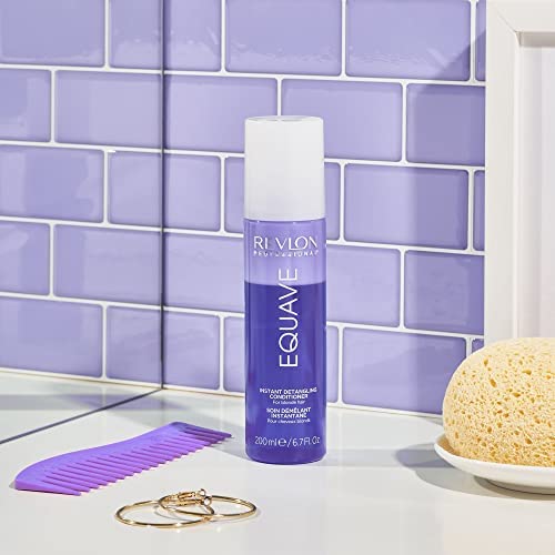 Revlon Professional Equave, Soin Démêlant Instantané sans Rinçage (200 ml), Nourrit & Protège les Cheveux, Spray Cheveux Anti-casse, pour Cheveux Blonds et Colorés – Image 4