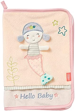 Fehn 054675 Protège Carnet de Santé Sirène - Pochette pour Carnet de Maternité et Autres Documents pendant et après la Grossesse - Design Adorable - Dimensions 23 x 16 cm