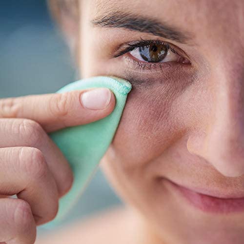 pandoo Lot de 18 disques de cotons réutilisables et lavables - En coton biologique - Disques de coton démaquillant - Respectueux de l'environnement - Avec trousse de toilette et boîte en bambou – Image 6
