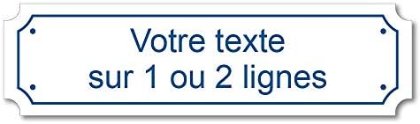 Mygoodprice Plaque gravée personnalisée 1 ou 2 Lignes 14,5x4cm autocollante Bleu Foncé – Image 5