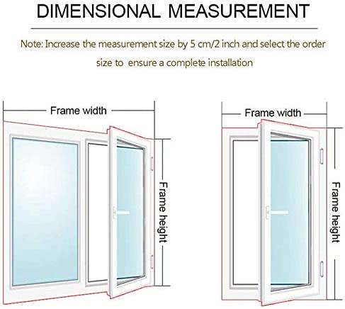 Moustiquaire Fenêtre Magnétique, Auto-AdhéSif en Maille Rideau Aimantée Anti moustique, Automatiquementfermé Détachables, Pour Fenêtre Portes Patio – Image 6