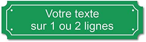 Mygoodprice Plaque gravée personnalisée 1 ou 2 Lignes 14,5x4cm autocollante Bleu Foncé – Image 19