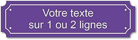 Mygoodprice Plaque gravée personnalisée 1 ou 2 Lignes 14,5x4cm autocollante Bleu Foncé – Image 21