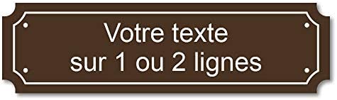 Mygoodprice Plaque gravée personnalisée 1 ou 2 Lignes 14,5x4cm autocollante Bleu Foncé – Image 13
