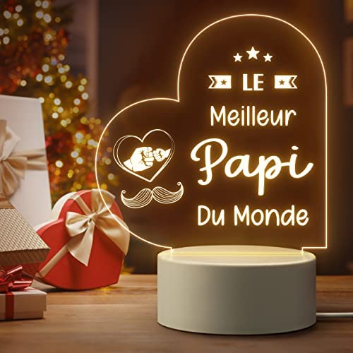 Pandasch Meilleure Amie Cadeau, Cadeau Amie Noel - Veilleuse Gravée, Personnalisé Cadeau pour Une Amie, Cadeau Anniversaire Amie, Idee Cadeau Meilleure Amie Original – Image 13