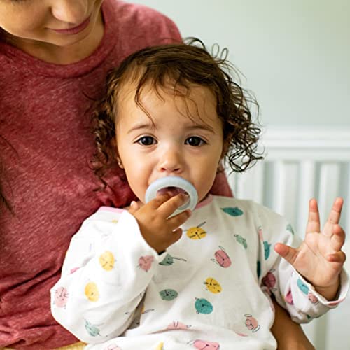 Tommee Tippee Sucette de Nuit Imitant le Sein Maternel, Texture Proche de la Peau, Forme Orthodontique Symétrique, 6-18 Mois, Lot de 4 – Image 6