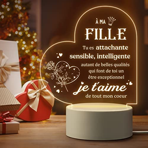 Pandasch Meilleure Amie Cadeau, Cadeau Amie Noel - Veilleuse Gravée, Personnalisé Cadeau pour Une Amie, Cadeau Anniversaire Amie, Idee Cadeau Meilleure Amie Original – Image 12