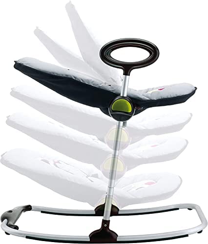 BÉABA, Transat Up&Down III, Transat Réglable en Hauteur, Unisexe pour Bébé et Enfants, 3 Positions d'Inclinaison, Harnais Sécurité 5 Points, Réducteur de Naissance, Yellow Palm Tree – Image 7