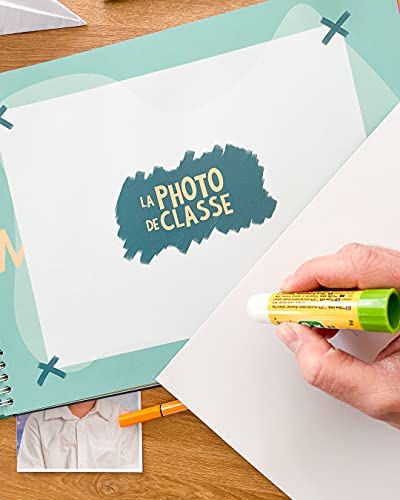 Album photo de classe et souvenirs d'école - Maternelle, primaire, collège et lycée (Vert) – Image 2