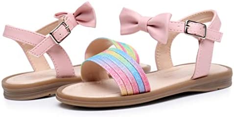 Apakowa sandales fille bowknot sandales fille plage peep finger – Image 7