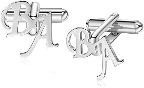 Boutons Manchette Homme Personnalisés avec Nom Personnalisé et Gravure de Date 1 Paire de Boutons de Manchette pour Homme Cadeau pour la Fête des Pères Anniversaire