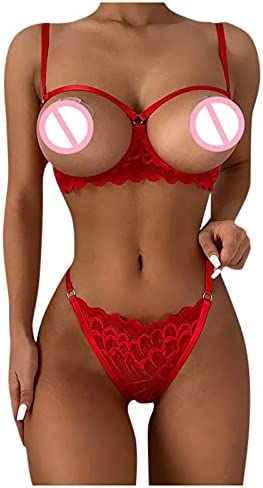 Lingerie Sexy Nuisette En Dentelle Ensemble De Sous Vetements Ensemble Lingerie Feminin Sexy En Maille Lingerie Sexy Grande Taille Chaud Lingerie Sexy Hot Chaude Nu Sexy Ouverte Licou Sous-VêTements – Image 3
