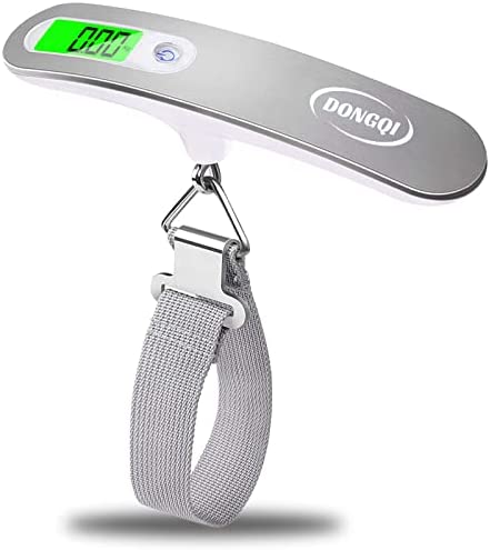 Pèse Bagage Electronique,Balance Numérique Portable Max 50kg/110lb avec Fonction Tare und écran LCD rétroéclairé,Peson de Voyage digital pour bagages,voyages et maison (Rouge) – Image 9