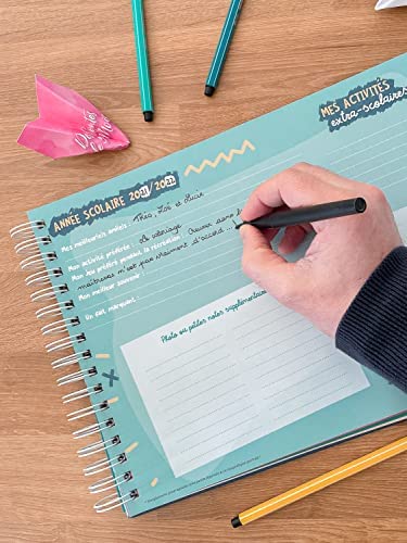 Album photo de classe et souvenirs d'école - Maternelle, primaire, collège et lycée (Vert) – Image 4