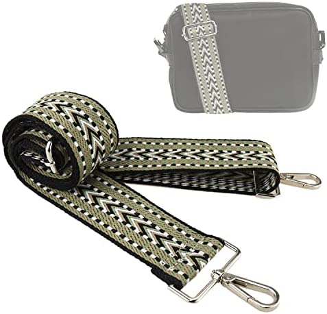 Sangle de sac bandoulière réglable de 5 cm de large 80-140 cm de large - Sangle d'épaule universelle pour sacs à main avec mousqueton – Image 8