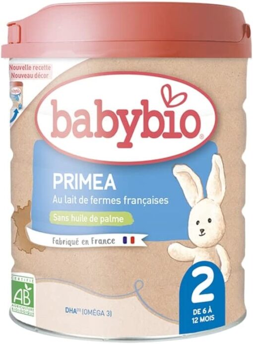 Babybio - Lait Infantile - Primea 3ème Âge - 800g - dès 10 Mois - BIO - Fabriqué en France - Sans Huile de Palme - Lot de 3 – Image 8