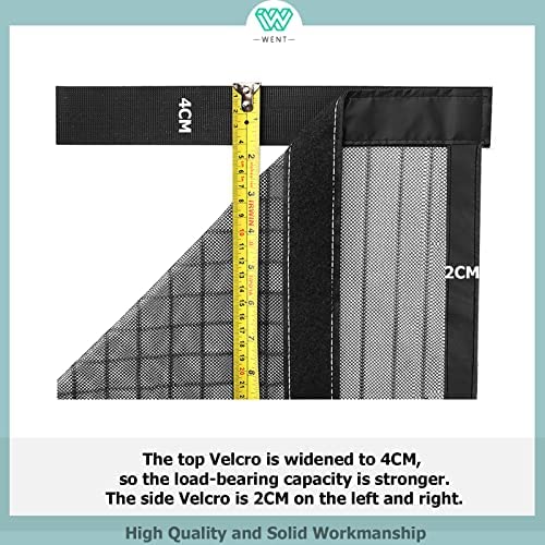 Moustiquaire Porte Fenetre Magnétique 90x215 cm, Rideau Anti Moustique Convient à Toutes les Tailles de Portes de Balcon, de Portes de Salon, de Portes Extérieures, de Portes Coulissantes, etc. Gris – Image 4