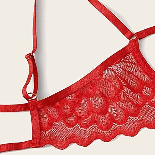 Lingerie Sexy Nuisette En Dentelle Ensemble De Sous Vetements Ensemble Lingerie Feminin Sexy En Maille Lingerie Sexy Grande Taille Chaud Lingerie Sexy Hot Chaude Nu Sexy Ouverte Licou Sous-VêTements – Image 6