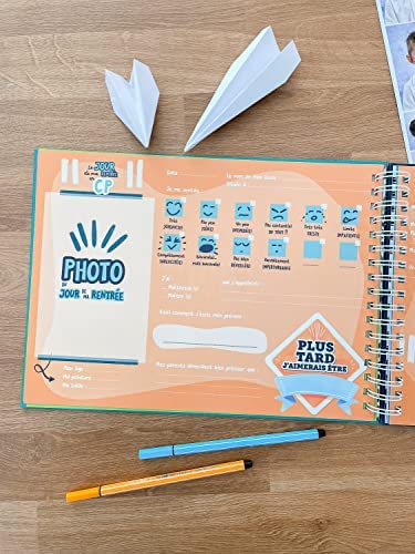 Album photo de classe et souvenirs d'école - Maternelle, primaire, collège et lycée (Vert) – Image 6