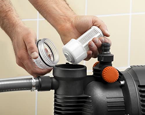 Gardena Groupe de Surpression 5000/5 Eco Inox Premium : Pompe avec Réservoir Sous Pression en Acier Inoxydable, Protection Contre le Fonctionnement à Sec, Débit 4 500 L/H, Économe (1756-20) – Image 3