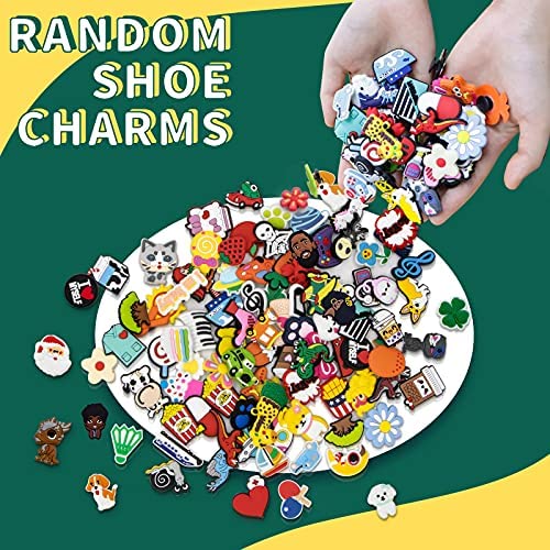 INMAKER Charmes de Chaussure,Shoe Charms pour la Décoration de Chaussures,Breloque pour Crocs Chaussures,Cadeau de Fête d'anniversaire – Image 2