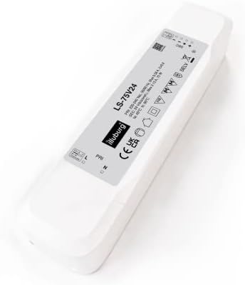 illuburg Transformateur LED 24V 75W Sans Scintillement pour Lampe Bande de LED Bloc d'Alimentation Driver Power Supply