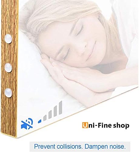 Uni-Fine 4 Tailles Transparente Pieds Adhésifs pcs, Patin Antiderapant Antibruit, Butées de Protection en Caoutchouc, Idéale pour Tampon Meubles – Image 2