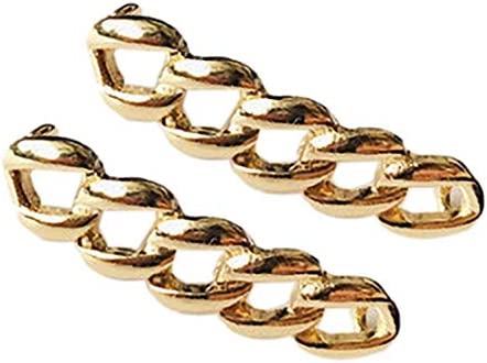 2PCS Chaussures De Bricolage Décoration Charms Lacet Boucle Perles De Chaîne Waves Accessoires Cadeaux pour Les Femmes Fille