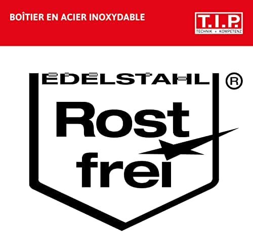 T.I.P. GP 3000 Pompe de Jardin en Acier Inoxidable Débit 2950 l/h Hauteur de Refoulement 42 m Pression d'Eau 4,2 bar Puissance 550 W avec Protection Thermique contre les Surcharges Couleur Argent Noir – Image 4