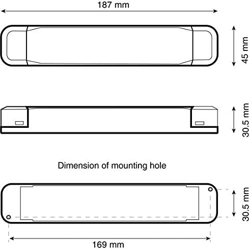 illuburg Transformateur LED 24V 75W Sans Scintillement pour Lampe Bande de LED Bloc d'Alimentation Driver Power Supply – Image 4