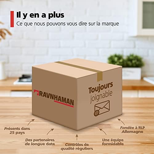 RAVN HAMAN Jeu de 4 Roulettes pour meubles 50 mm - Roulettes pivotantes avec frein jusqu'à 100 kg par roue - Roulettes charge lourde pour usage intérieur et extérieur - Roulettes industrielles – Image 7