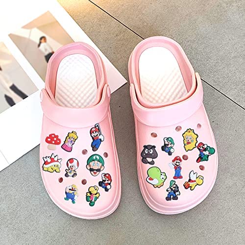 Forninc 40 Pièces Shoe Charms, Charmes de Chaussure,Bijoux de Chaussures,Breloques de Chaussures pour Sabots,Charm Chaussure PVC pour Enfants Cadeau de Fête d'anniversaire. – Image 6