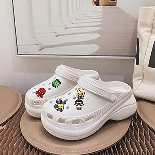 42 Pièces Breloques de Chaussures en Formes Superhero HANEL-Charms Mignons de Chaussure de PVC pour Chaussures de Sabot et Bracelet Cadeaux d’Enfants Fête d’Anniversaire – Image 7