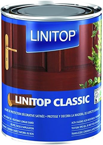 Linitop N°285 Durieu Linitop classic lasure satin 1 L Acajou