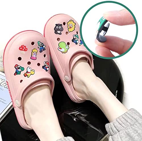 Forninc 40 Pièces Shoe Charms, Charmes de Chaussure,Bijoux de Chaussures,Breloques de Chaussures pour Sabots,Charm Chaussure PVC pour Enfants Cadeau de Fête d'anniversaire. – Image 4