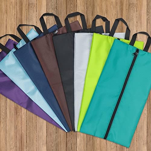 Sacs à chaussures de voyage étanches et portables avec poignée pour homme et femme, Lot de 8 XL nylon, sac à chaussures – Image 7