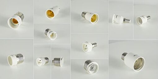 DiCUNO E14 vers E27 Adaptateur de douille de 10 pièces Adaptateur de Convertisseur de douille base de lampe de haute qualité pour ampoules LED et ampoules à incandescence et ampoules fluocompactes – Image 7