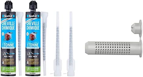 Scell-it S-PRO280X2-PRO Cartouche de scellement chimique, Blanc - Lot de 2 & Desa