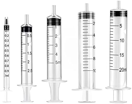 Seringues en plastique, seringue de mesure réutilisable pour le remplissage liquides, seringues sans aiguille pour laboratoire scientifique, médecine pour bébés, alimentation pour animaux de compagnie