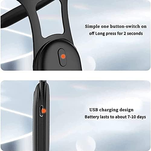 SLIMDEX Lymphatic Drainage Device for Neck, SLIMORY Ultrasonic Lymphatic Soothing Neck Instrument, SLIMORY Ultrasonic Lymphatic Soothing Neck Instrument to Lose Weight (Black) – Image 7