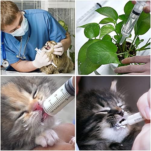 Seringues en plastique, seringue de mesure réutilisable pour le remplissage liquides, seringues sans aiguille pour laboratoire scientifique, médecine pour bébés, alimentation pour animaux de compagnie – Image 4