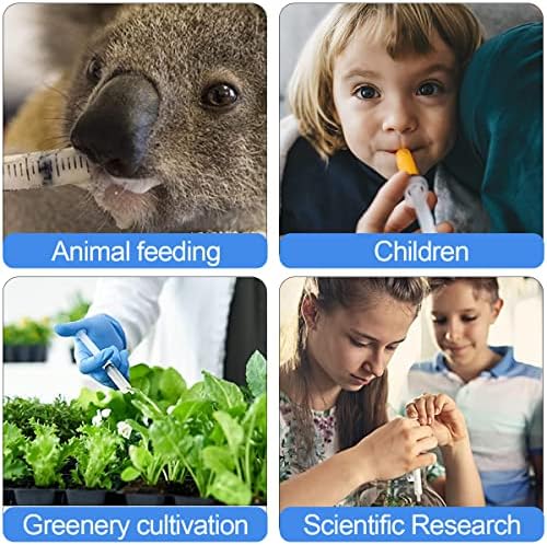 Seringues en plastique, seringue de mesure réutilisable pour le remplissage liquides, seringues sans aiguille pour laboratoire scientifique, médecine pour bébés, alimentation pour animaux de compagnie – Image 6